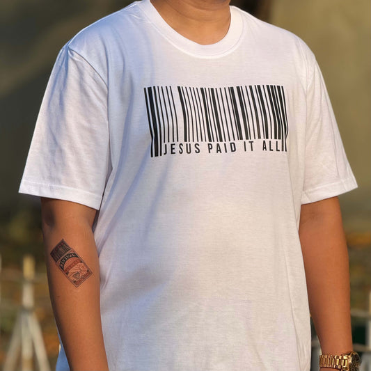 Jesus Paid It All - White Shirt (Free Shipping & COD)